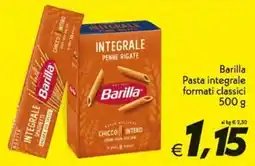Iper Super Conveniente Barilla pasta integrale formati classici offerta