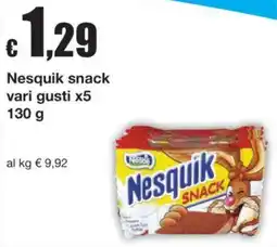 Sì con te Superstore Nesquik snack offerta