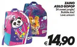 Iper Super Conveniente Zaino Asilo Gopop offerta