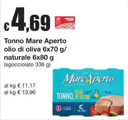 Sì con te Superstore Tonno Mare Aperto offerta