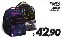 Iper Super Conveniente Mitama zaino #BDBF mix boy/girl offerta