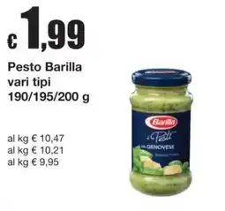 Sì con te Superstore Pesto Barilla offerta