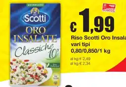 Sì con te Superstore Riso Scotti Oro Insalate Classiche 10' offerta