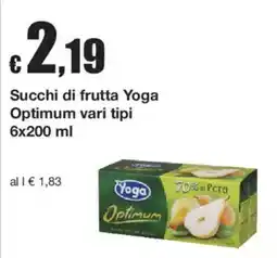 Sì con te Superstore Succhi di frutta Yoga Optimum offerta