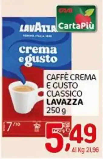 Caffè crema e gusto classico Lavazza