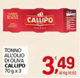 Crai Tonno all'olio di oliva Callipo offerta