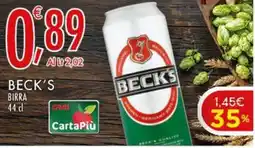 Crai Beck's birra offerta