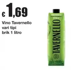 Sì con te Superstore Vino Tavernello offerta