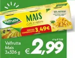 Iper Super Conveniente Valfrutta Mais offerta