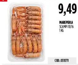 Carico Cash & Carry Mareperla scampi 13/16 offerta