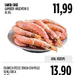 Carico Cash & Carry Gamberi argentini L Santa Cruz offerta