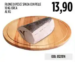 Carico Cash & Carry Filone di pesce spada con pelle offerta
