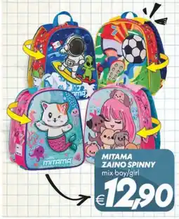 Iper Super Conveniente Mitama zaino spinny offerta