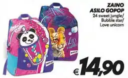 Iper Super Conveniente Zaino Asilo Gopop offerta