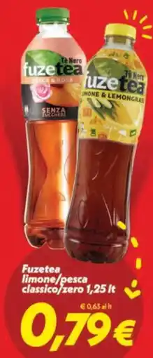 Iper Super Conveniente Fuzetea limone/pesca classico/zero offerta