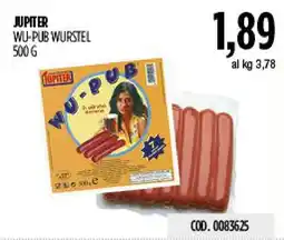 Carico Cash & Carry Jupiter Wu-Pub Wurstel offerta
