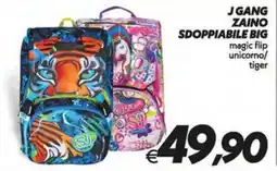 Iper Super Conveniente J Gang zaino sdoppiabile big offerta