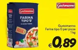 Iper Super Conveniente Gustomanno Farina tipo 0 per pizza offerta