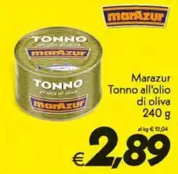 Iper Super Conveniente Tonno all'olio di oliva Marazur offerta