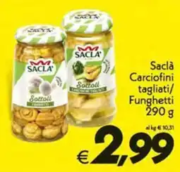 Iper Super Conveniente Saclà Carciofini tagliati/ Funghetti offerta