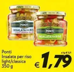 Iper Super Conveniente Ponti Insalata per riso light/classica offerta