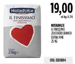 Carico Cash & Carry Notadolce Il Finissimo Zucchero Bianco Extra Fine offerta