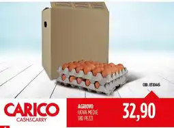 Carico Cash & Carry Agriovo uova medie offerta