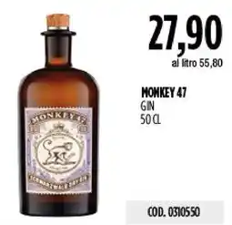 Carico Cash & Carry Monkey 47 Gin offerta