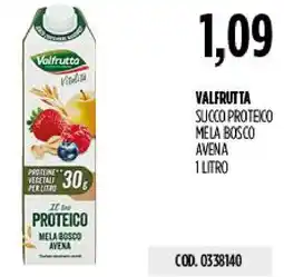 Carico Cash & Carry Valfrutta succo proteico mela bosco avena offerta