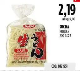 Carico Cash & Carry Sukina noodle offerta