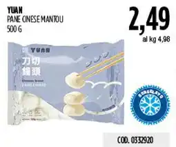 Carico Cash & Carry Yuan pane cinese mantou offerta