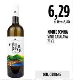 Carico Cash & Carry Monte Somma Vino Catalava offerta