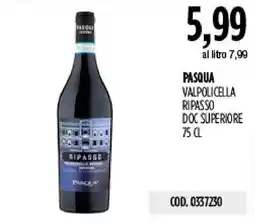 Carico Cash & Carry Pasqua Valpolicella Ripasso offerta