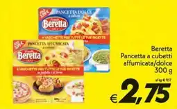 Iper Super Conveniente Beretta Pancetta a cubetti affumicata/dolce offerta
