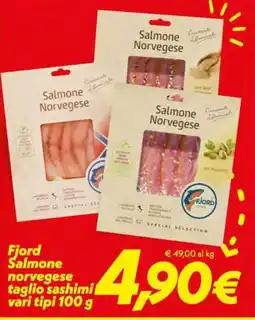 Iper Super Conveniente Fjord Salmone norvegese offerta