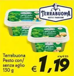Iper Super Conveniente Terrabuona Pesto con/ senza aglio offerta
