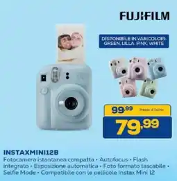 Euronics Bruno Fujifilm Instax Mini 12B offerta