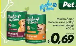 Iper Super Conveniente Mucho Amor Bocconi cane pollo/manzo e ortaggi offerta