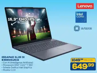Lenovo IDEAPAD SLIM 3I 83RR00JKIX