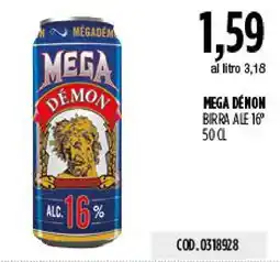 Carico Cash & Carry Mega Démon birra ale offerta