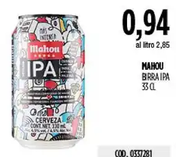 Carico Cash & Carry Mahou birra ipa offerta