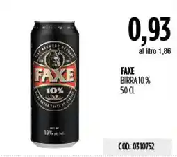 Carico Cash & Carry Faxe birra 10% offerta