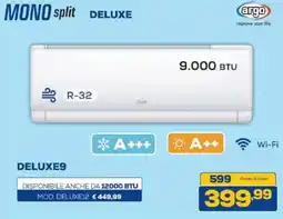 Euronics Bruno Argo MONO split DELUXE offerta
