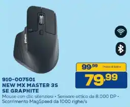 Euronics Bruno New MX Master 3s SE Graphite offerta