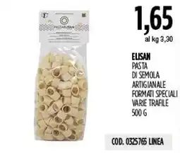 Carico Cash & Carry Elisan pasta di semola artigianale offerta