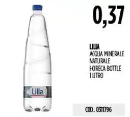 Carico Cash & Carry Lilia acqua minerale naturale offerta
