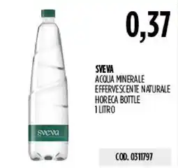 Carico Cash & Carry Sveva acqua minerale effervescente naturale offerta
