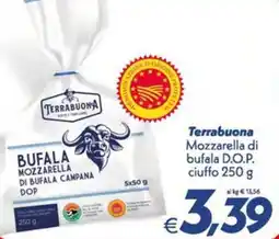 Iper Super Conveniente Terrabuona Mozzarella di bufala D.O.P. offerta