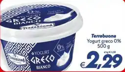 Iper Super Conveniente Terrabuona Yogurt greco 0% Bianco offerta
