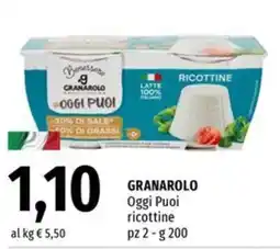Famila Superstore Granarolo Oggi Puoi ricottine offerta